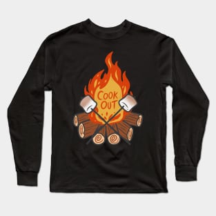 Cookout Campfire Long Sleeve T-Shirt